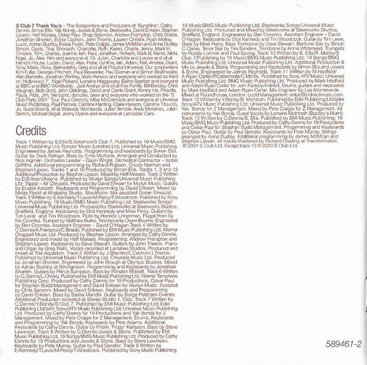 S Club 7 : Sunshine (CD, Album, Enh)
