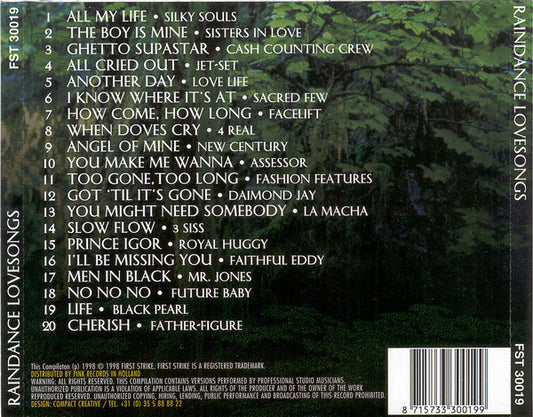 Various : Raindance Lovesongs (CD, Comp)