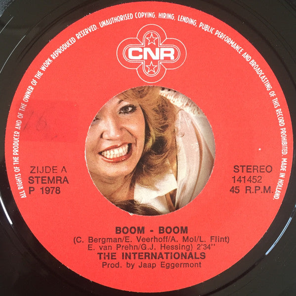 The Internationals (11) : Boom Boom (7", Single)