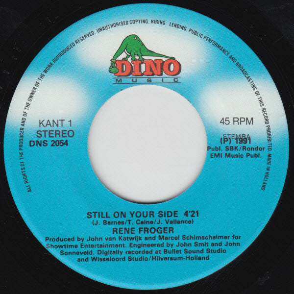 René Froger : Still On Your Side (7", Single)