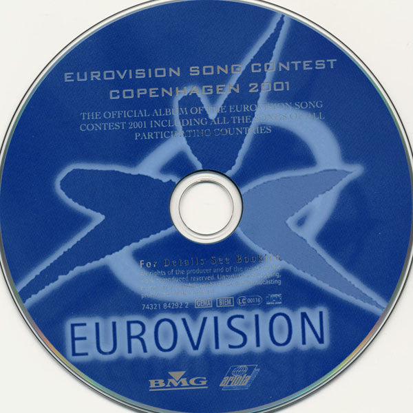 Various : Eurovision Song Contest Copenhagen 2001 (CD, Comp)