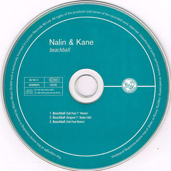Nalin & Kane : Beachball (CD, Single)