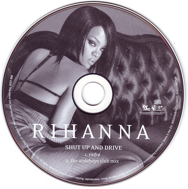Rihanna : Shut Up And Drive (CD, Single)