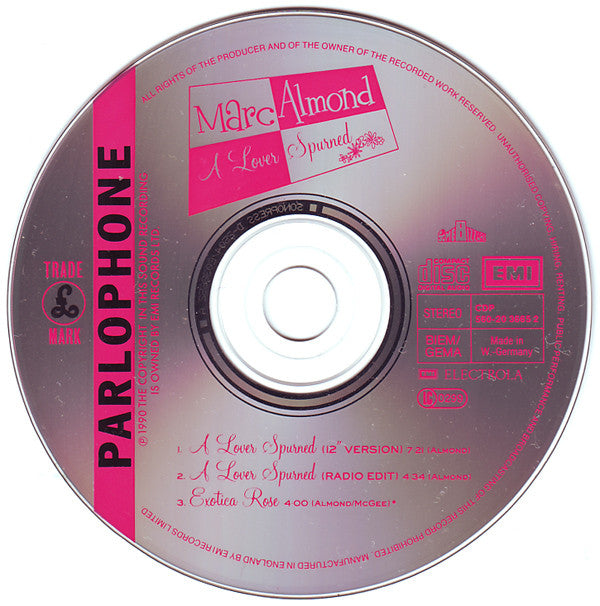 Marc Almond : A Lover Spurned (CD, Maxi)