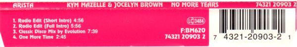 Kym Mazelle & Jocelyn Brown : No More Tears (Enough Is Enough) (CD, Maxi)