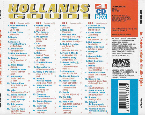 Various : Hollands Goud! Volume 3 (4xCD, Album, Comp)