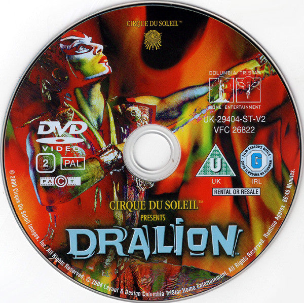 Cirque Du Soleil : Dralion (DVD-V, Multichannel, PAL, Dol)