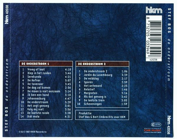Stef Bos : De Onderstroom (2xCD, Album)