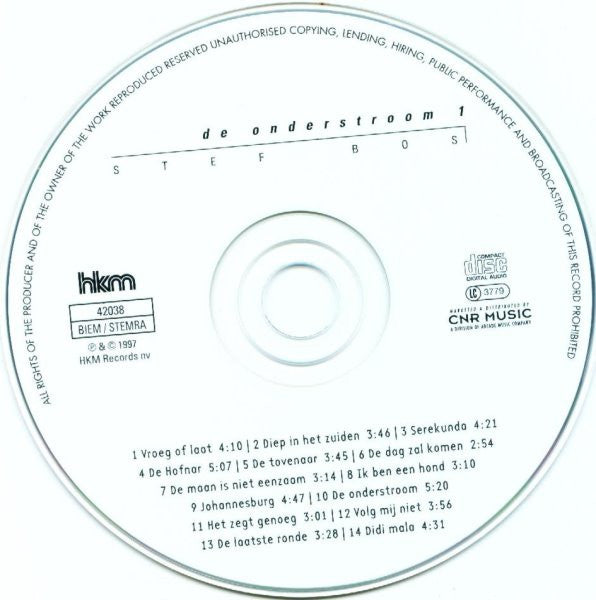 Stef Bos : De Onderstroom (2xCD, Album)