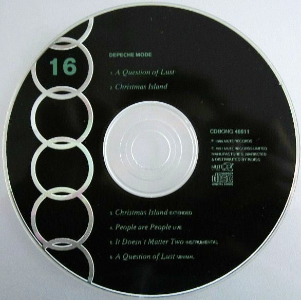 Depeche Mode : A Question Of Lust (CD, Single, RE)