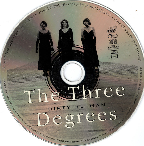 The Three Degrees : Dirty Ol' Man (CD, Maxi)