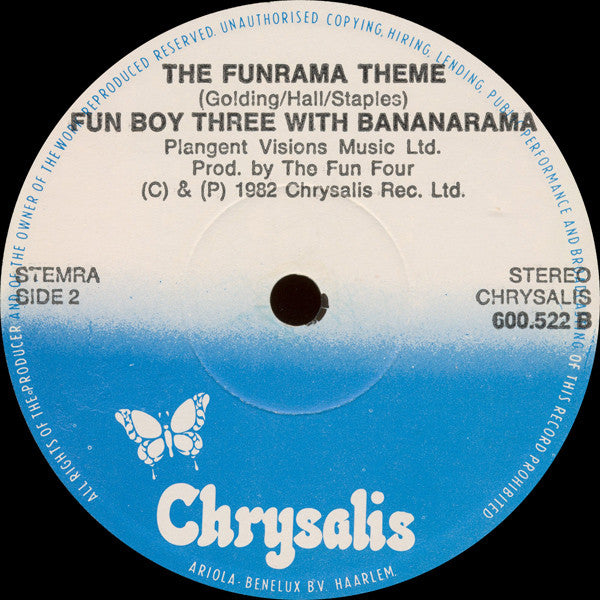 Fun Boy Three With Bananarama : It Aint What You Do.... /Just Do It (Extended Version) (12")