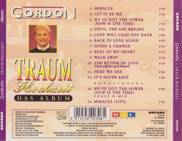 Gordon (3) : Traum Hochzeit Das Album (CD, Comp)