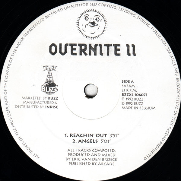Overnite : Reachin' Out (12")