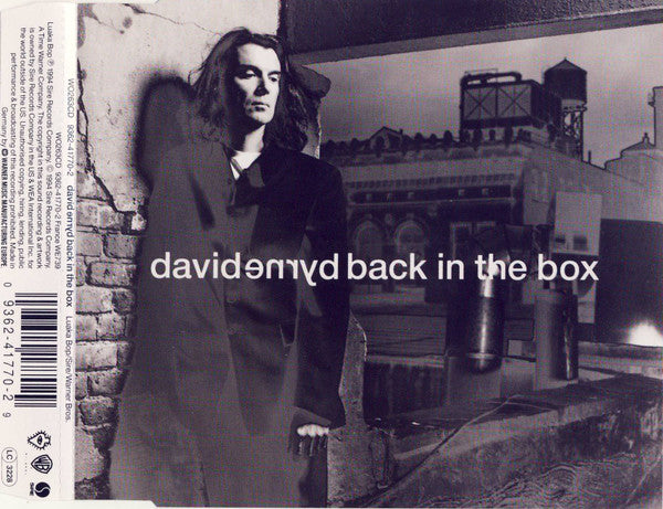 David Byrne : Back In The Box (CD, Single)