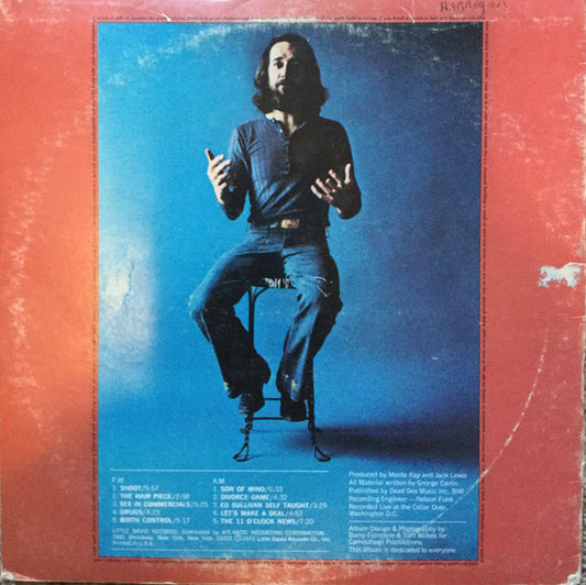 George Carlin : FM & AM (LP, Album, RE, RI )