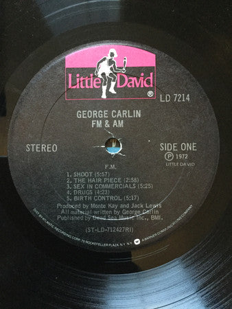 George Carlin : FM & AM (LP, Album, RE, RI )