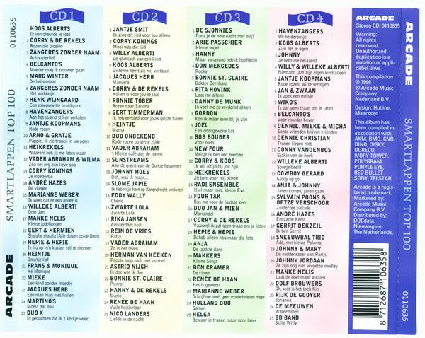 Various : Smartlappen Top 100 (4xCD, Comp)