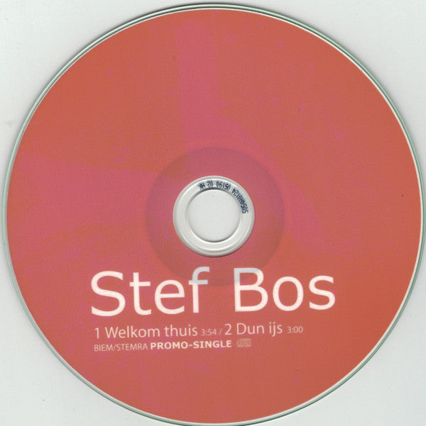 Stef Bos : Welkom Thuis (CDr, Single, Promo)