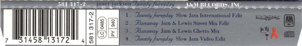Janet Jackson : Twenty Foreplay (CD, Single)