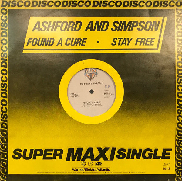 Ashford & Simpson : Found A Cure / You Always Could (12", Maxi)