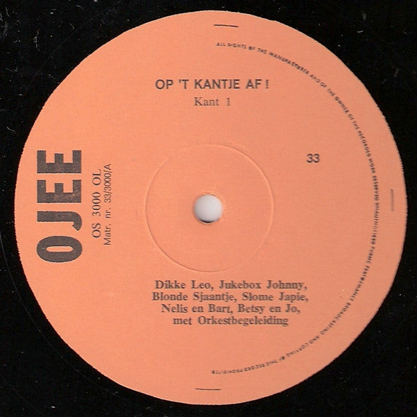 Various : Op 't Kantje Af! (LP, Comp)