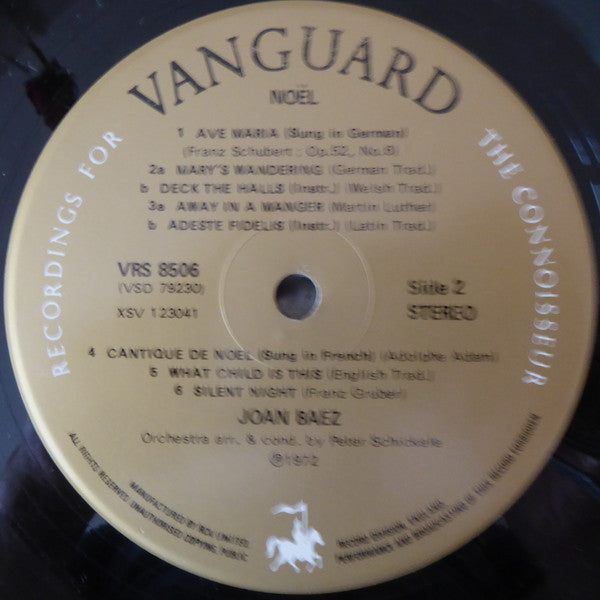 Joan Baez : Noël (LP, Album, RE)