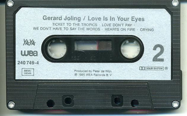 Gerard Joling : Love Is In Your Eyes (Cass, Album)