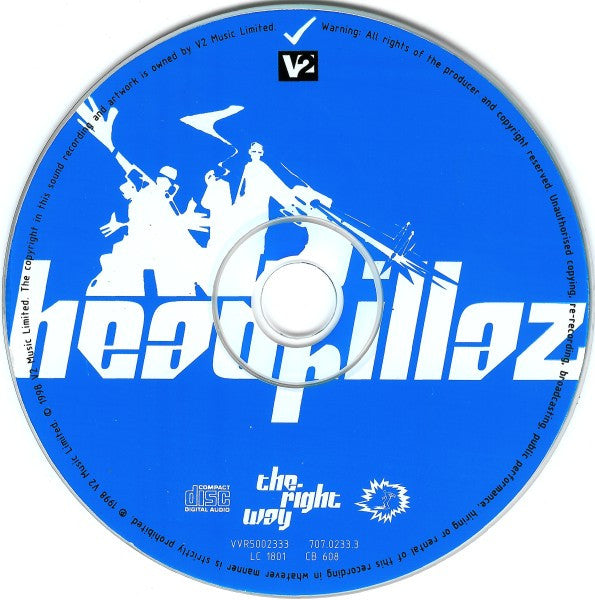 Headrillaz : The Right Way (CD, Single)