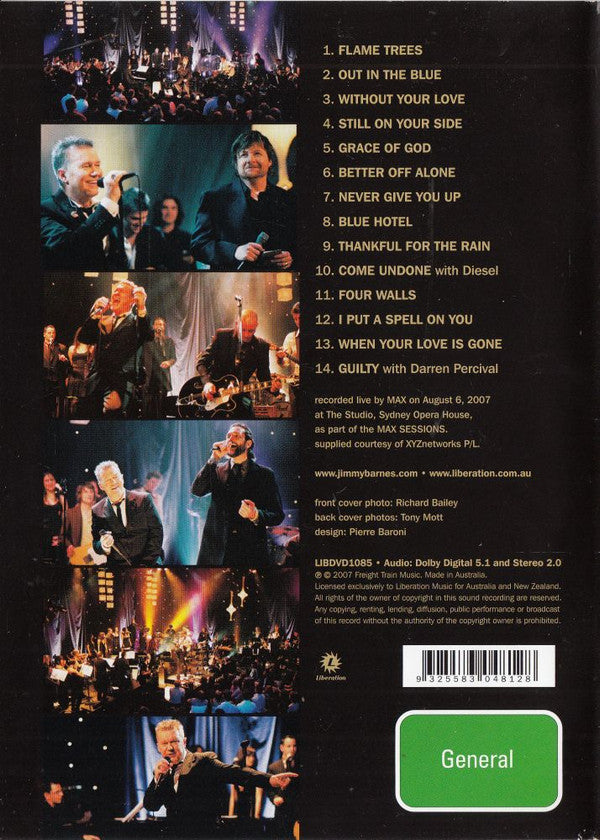Jimmy Barnes : Live At The Sydney Opera House (2xDVD)
