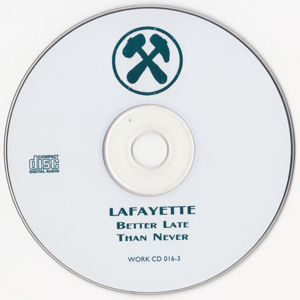 Lafayette : Better Late Than Never (CD, Maxi)