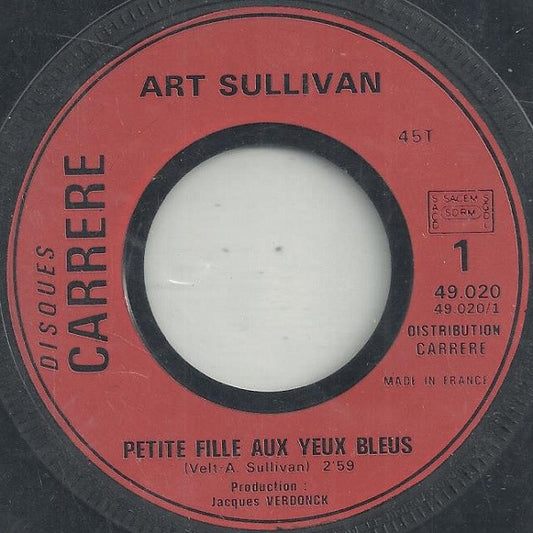 Art Sullivan : Petite Fille Aux Yeux Bleus (7", Single)