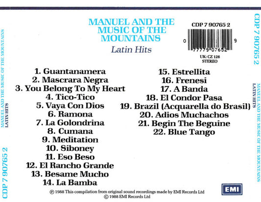 Manuel And His Music Of The Mountains : Latin Hits (CD, Comp, RM)