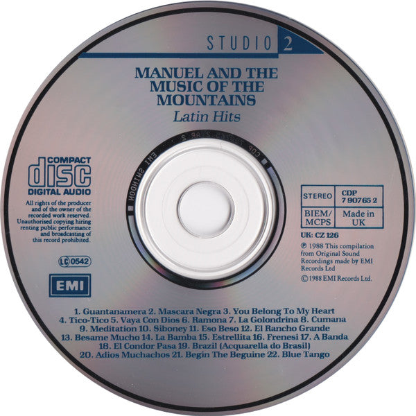 Manuel And His Music Of The Mountains : Latin Hits (CD, Comp, RM)