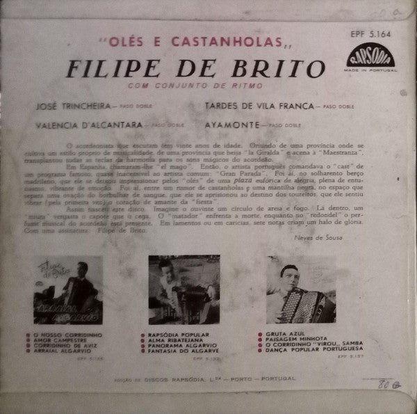Filipe de Brito : Olés E Castanholas (7", EP)