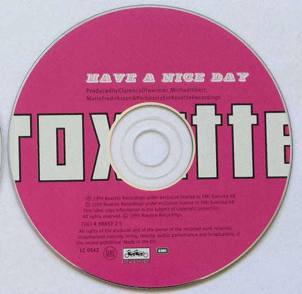 Roxette : Have A Nice Day (CD, Album)