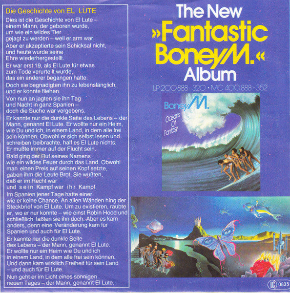 Boney M. : El Lute / Gotta Go Home (7", Single)
