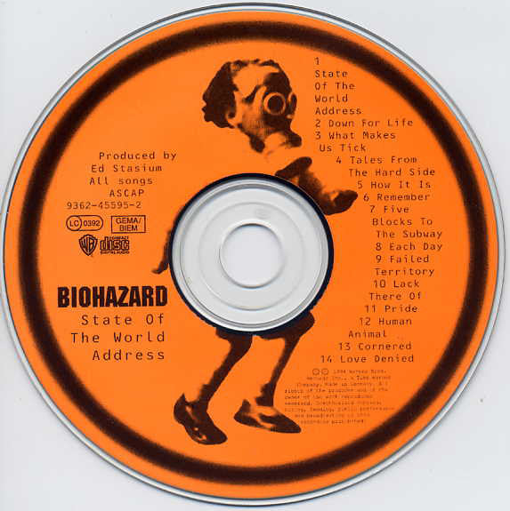 Biohazard : State Of The World Address (CD, Album, Ltd, Ora)