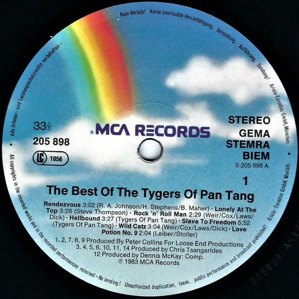 Tygers Of Pan Tang : The Best Of The Tygers Of Pan Tang (LP, Comp)