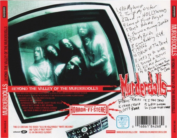 Murderdolls : Beyond The Valley Of The Murderdolls (CD, Album, Enh, Sli)