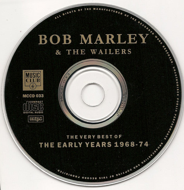 Bob Marley & The Wailers : The Very Best Of The Early Years 1968-74 (CD, Comp)