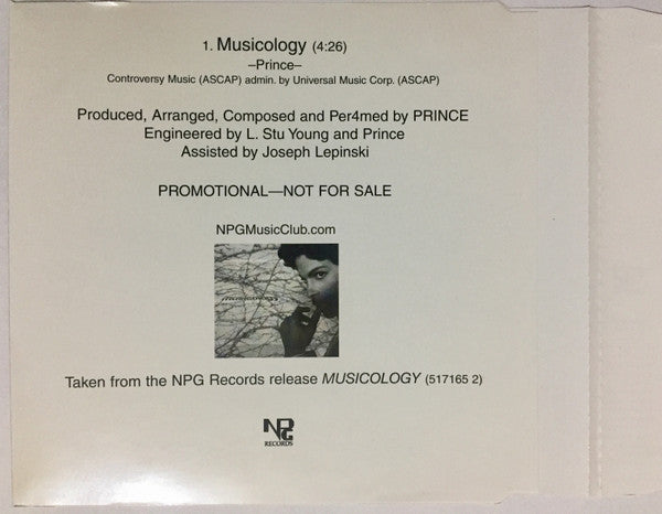 Prince : Musicology (CD, Single, Promo)
