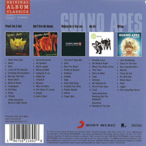 Guano Apes : Original Album Classics (Box, Comp + CD, Album, RE + CD, Album, RE + CD, Al)