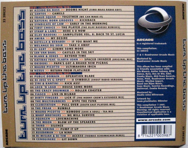 Various : Turn Up The Bass - The Next Generation (2xCD, Comp)