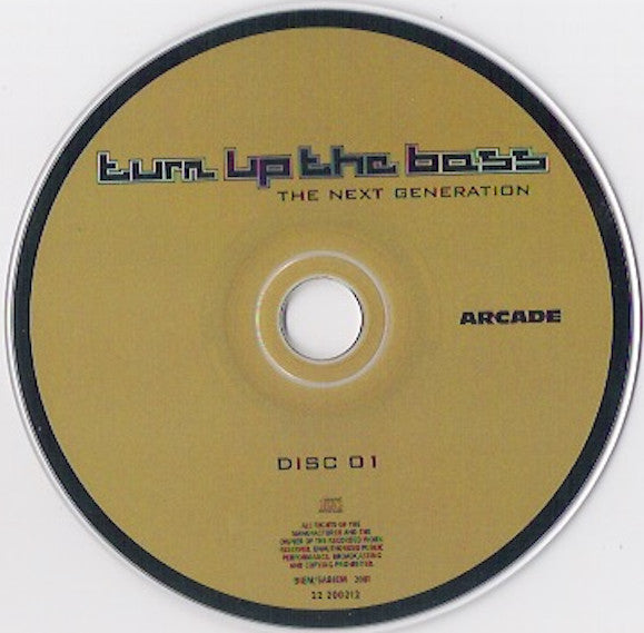 Various : Turn Up The Bass - The Next Generation (2xCD, Comp)