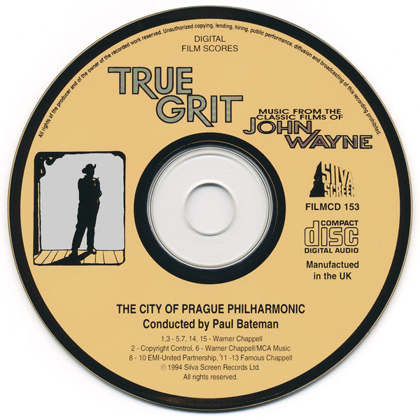 Various, The City Of Prague Philharmonic, Paul Bateman : True Grit - Music From The Classic Films Of John Wayne (CD, Album)