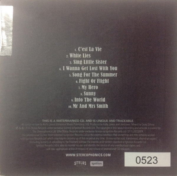 Stereophonics : Keep The Village Alive (CDr, Num, Promo)