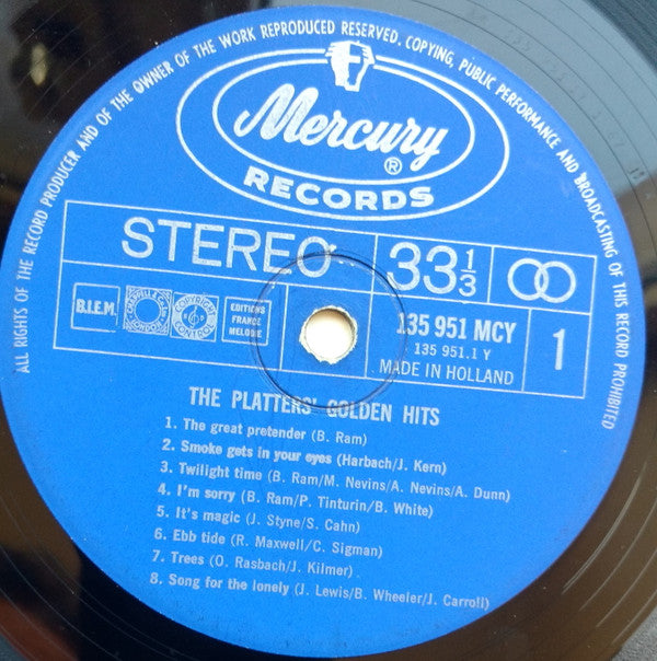 The Platters : Golden Hits (LP, Comp)