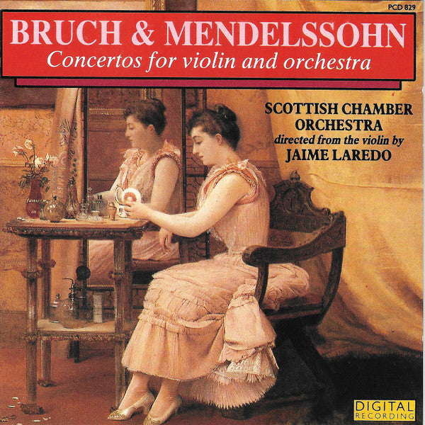Felix Mendelssohn-Bartholdy & Max Bruch - Jaime Laredo, Scottish Chamber Orchestra : Concertos For Violin And Orchestra (CD, Album)