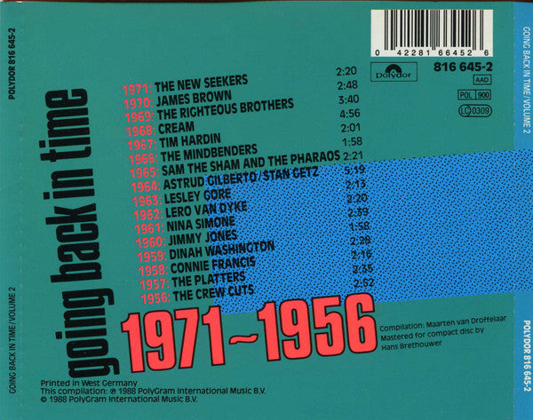 Various : Going Back In Time - Volume 2 1971-1956 (CD, Comp)